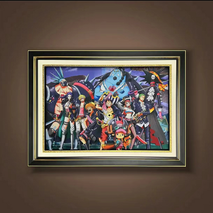 STRAW HATS CANVAS