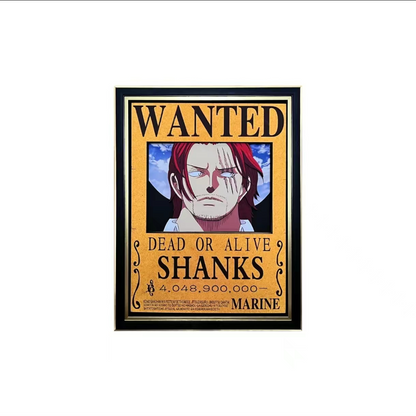 WANTED CANVAS(luffy&shanks)